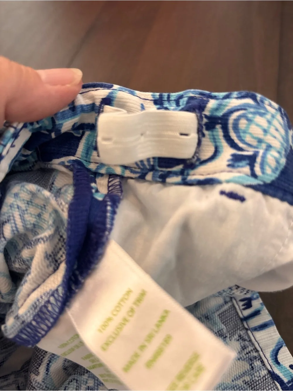 Girls Lilly Pulitzer Navy & White Elephant-Print Shorts